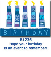 Candles Birthday Card